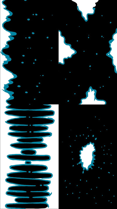 Social Colored Matte Transition Hand Drawn Flow Liquid Pack 03