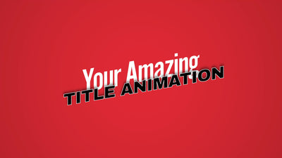 Modern Punchy Kinetic Text Reveal Double Title Intro