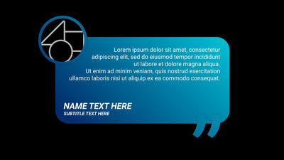 Business Corporate Clean Modern Gradient Rating Testimonial