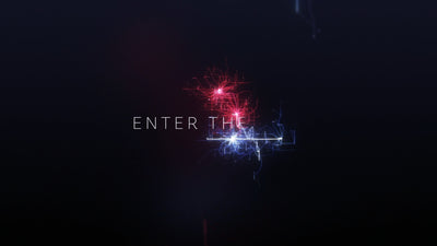 Digital Grid Computer Science Motherboard Particles Glow Title Intro