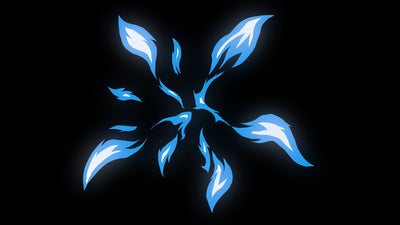Stylized Flame Fire Overlay Animated Hot 06