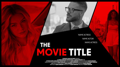 Movie Film Trailer Promo Award Animated Banner Card 02