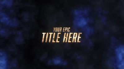 Explosion Windy Fog Cinematic Impact Trailer Title Intro