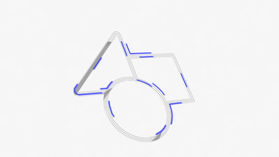 Modern Layered Depth Extrude 3D Outline Logo Reveal