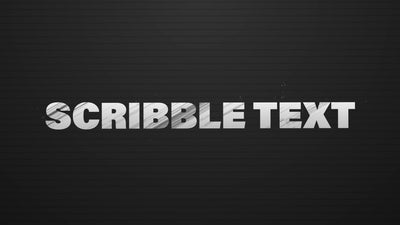 Scribble Drawn Shake Text Title Intro
