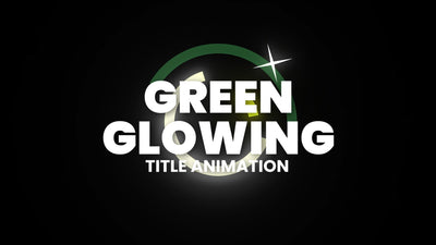 Glowing Colorful Shapes Fun Exotic Text Title 08