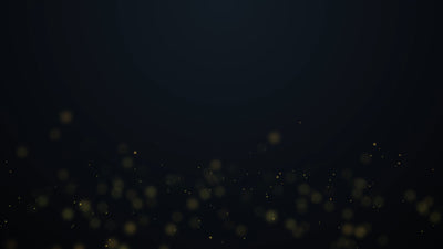 Fancy Particles Floating Up Gold Background