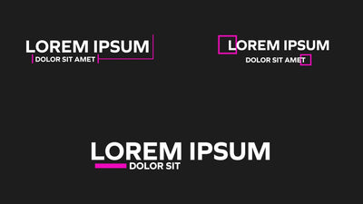 Modern Clean Simple Business Basic Elegant Title Intro Bundle 02