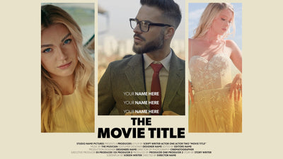 Movie Film Trailer Promo Award Animated Banner Card 09