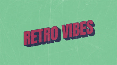 Retro Grunge Text Extrude 3D Old School Title Intro