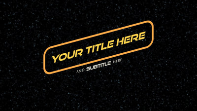 3D Space Title